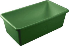 Remco - 149 Gal, 500 Lb Load Capacity Green Polyethylene Tote Container - Nesting, 46.8" Long x 26-1/2" Wide x 16.9" High - Apex Tool & Supply