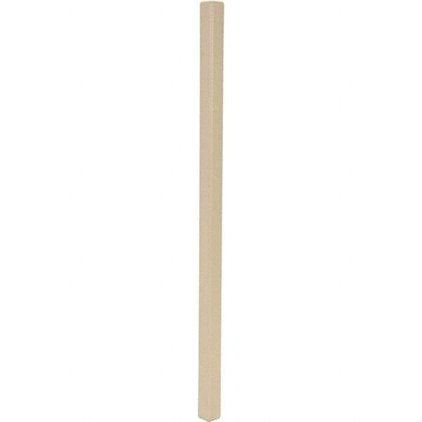 Vestil - 48" Long, Plastic Corner Protectors - Beige - Apex Tool & Supply