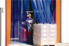 Clearway Door - 3' Door Width x 7' Door Height Flexible PVC Standard Strip Door Kit - 6" Strip Width x 0.06" Strip Thickness, Clear, 67% Overlap - Apex Tool & Supply
