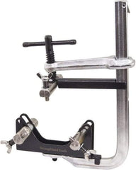 Strong Hand Tools - 3-1/2" Throat Depth, 4" Max Capacity, Standard Sliding Arm Clamp - 3 Lb Clamping Pressure - Apex Tool & Supply