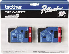 Brother - 1/2" Wide x 300" Long, Clear Tape Cassette - For Label Maker - Apex Tool & Supply
