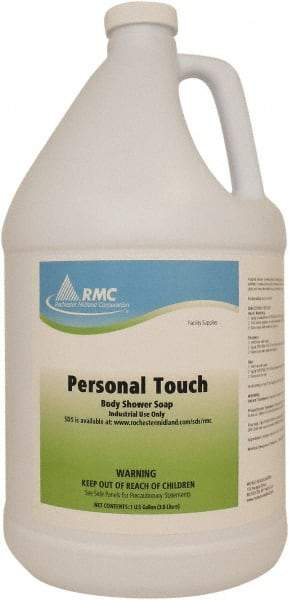 Rochester Midland Corporation - 1 Gal Bottle Peach Hair & Body Wash - Blue - Apex Tool & Supply