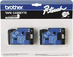 Brother - 1/2" Wide x 312" Long, Clear Label Tape - For Label Maker - Apex Tool & Supply