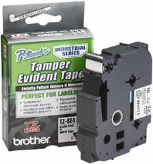 Brother - 3/4" Wide, White Label Tape - For Label Maker - Apex Tool & Supply
