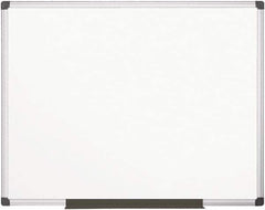 MasterVision - 48" High x 72" Wide Magnetic Dry Erase Board - Steel - Apex Tool & Supply