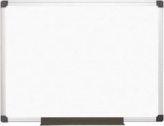 MasterVision - 36" High x 48" Wide Magnetic Dry Erase Board - Steel - Apex Tool & Supply