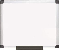MasterVision - 24" High x 36" Wide Magnetic Dry Erase Board - Steel - Apex Tool & Supply