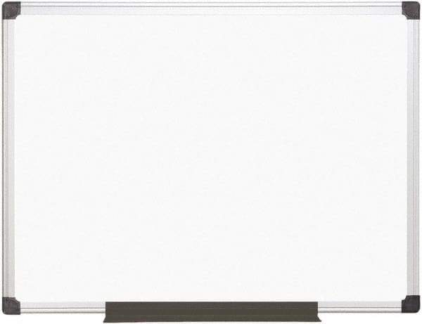 MasterVision - 36" High x 48" Wide Magnetic Dry Erase Board - Porcelain/Steel - Apex Tool & Supply