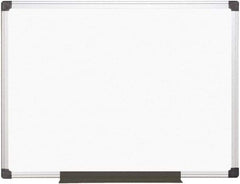 MasterVision - 36" High x 48" Wide Magnetic Dry Erase Board - Porcelain/Steel - Apex Tool & Supply