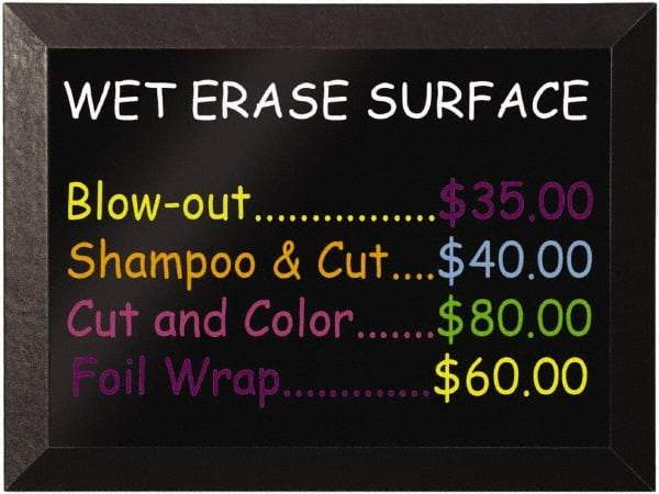 MasterVision - 24" High x 36" Wide Wet Erase Board - Steel - Apex Tool & Supply