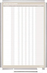 MasterVision - 24" High x 36" Wide Magnetic Dry Erase In/Out - Steel - Apex Tool & Supply