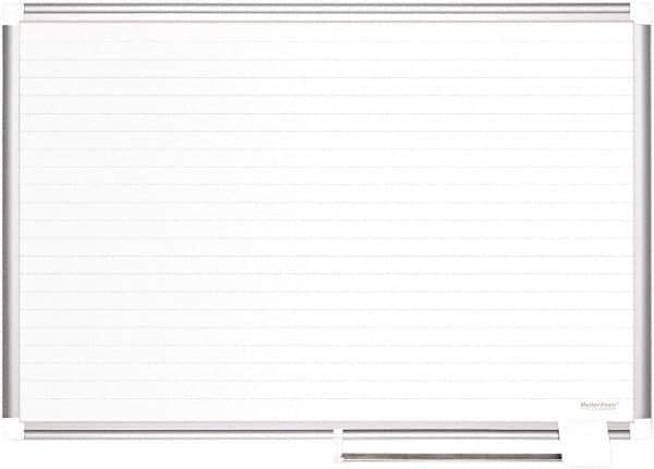 MasterVision - 36" High x 48" Wide Magnetic Dry Erase Calendar - Steel - Apex Tool & Supply