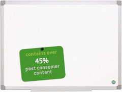 MasterVision - 48" High x 36" Wide Magnetic Dry Erase Board - Steel - Apex Tool & Supply