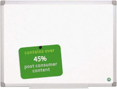 MasterVision - 24" High x 36" Wide Magnetic Dry Erase Board - Steel - Apex Tool & Supply