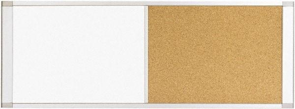 MasterVision - 18" High x 48" Wide Combination, Bulletin/Magnetic Dry Erase - Steel - Apex Tool & Supply