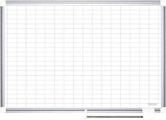 MasterVision - 36" High x 24" Wide Magnetic Dry Erase Calendar - Steel - Apex Tool & Supply