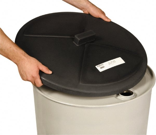 Enpac - 55 Gal, 250 mil, Polyethylene Drum Cover - Apex Tool & Supply