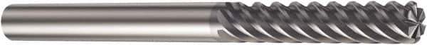 Sandvik Coromant - 3/16", 9/16" LOC, 1/4" Shank Diam, 3" OAL, 6 Flute, Solid Carbide Square End Mill - Single End, TiAlN Finish, Spiral Flute, 50° Helix, Right Hand Cut, Right Hand Flute, Series CoroMill Plura - Apex Tool & Supply