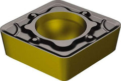 Sandvik Coromant - CCMT32.51 WM Grade 4305 Carbide Turning Insert - TiCN/Al2O3/TiN Finish, 80° Diamond, 3/8" Inscr Circle, 5/32" Thick, 1/64" Corner Radius - Apex Tool & Supply