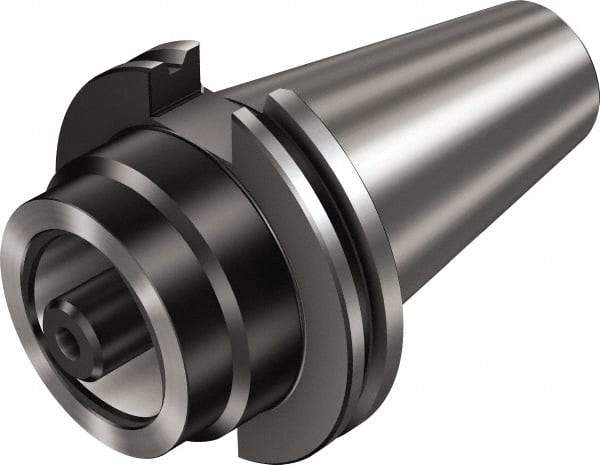 Sandvik Coromant - C6 System Size, CAT50 Taper, Modular Tool Holding System Adapter - 50mm Projection, 63mm Body Diam, 151.8mm OAL, Through Coolant - Exact Industrial Supply