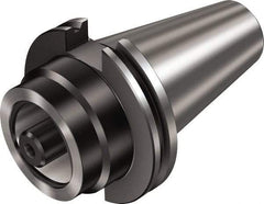 Sandvik Coromant - C6 System Size, CAT50 Taper, Modular Tool Holding System Adapter - 50mm Projection, 63mm Body Diam, 151.8mm OAL, Through Coolant - Exact Industrial Supply