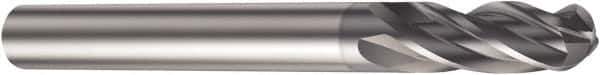 Sandvik Coromant - 8mm Diam, 19mm LOC, Solid Carbide Ball End Mill - AlCrN Finish, 100mm OAL, 8mm Shank Diam, Ball Flute - Apex Tool & Supply