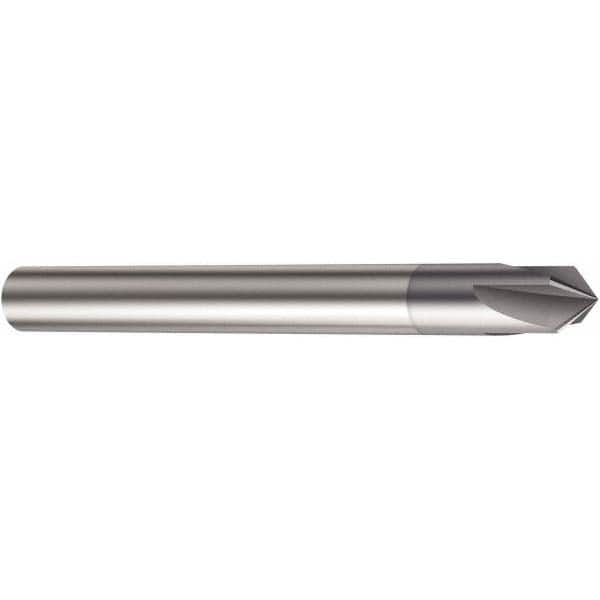 Sandvik Coromant - 0.059" Diam 4 Flute Single End Solid Carbide Chamfer Mill - Apex Tool & Supply