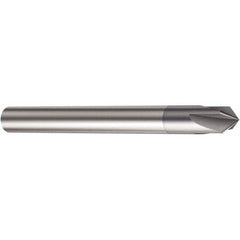 Sandvik Coromant - 0.059" Diam 4 Flute Single End Solid Carbide Chamfer Mill - Apex Tool & Supply