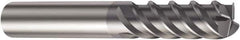 Sandvik Coromant - 8mm, 4 Flute, Single End, Solid Carbide, 1mm Corner Radius End Mill - 63mm OAL, Right Hand Flute, 20mm LOC, Right Hand Cut - Apex Tool & Supply