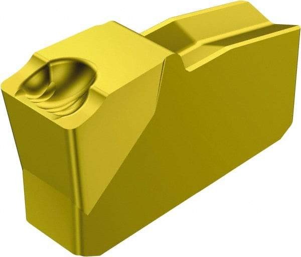 Sandvik Coromant - 41540N151.2 5G Grade 235, 4.15mm Cutting Width Carbide Grooving Insert - Neutral, 0.15mm Corner Radius, TiCN/TiN Finish - Apex Tool & Supply