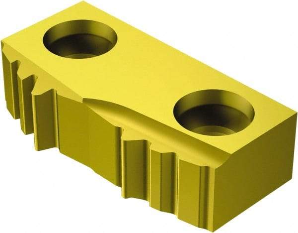 Sandvik Coromant - R166.39G..RD (M)24 Grade 4125, External UN Threading Insert - 8 TPI Ext Pitch, Right Hand Insert, TiAlN/TiN Finish, Carbide - Apex Tool & Supply