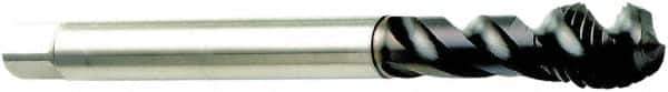 Sandvik Coromant - 5/16-18 UNC 3 Flute 2BX Modified Bottoming Spiral Flute Tap - Powdered Metal, CoolTop Finish, 3.5433" OAL, Right Hand Flute, Right Hand Thread, Series CoroTap 300 - Apex Tool & Supply