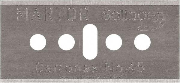 Martor USA - Carbon Steel, Replacement Blade - 1.53" Long - Apex Tool & Supply