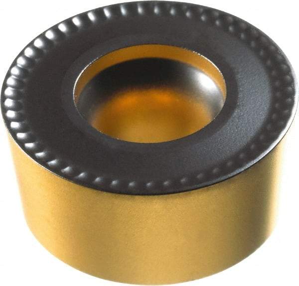 Sandvik Coromant - RCMT3209M0 M0 Grade 4335 Carbide Turning Insert - TiCN/AI2O3/TiN Finish, Round, 32mm Inscr Circle, 3/8" Thick - Apex Tool & Supply