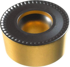 Sandvik Coromant - RCMT3209M0 M0 Grade 4335 Carbide Turning Insert - TiCN/AI2O3/TiN Finish, Round, 32mm Inscr Circle, 3/8" Thick - Apex Tool & Supply