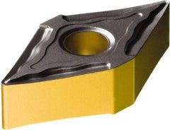 Sandvik Coromant - DNMG332 MF Grade 4315 Carbide Turning Insert - TiCN/AI2O3/TiN Finish, 55° Diamond, 3/8" Inscr Circle, 3/16" Thick, 1/32" Corner Radius - Apex Tool & Supply