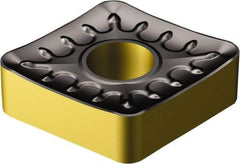 Sandvik Coromant - CNMM433 QR Grade 4305 Carbide Turning Insert - TiCN/AI2O3/TiN Finish, 80° Diamond, 1/2" Inscr Circle, 3/16" Thick, 3/64" Corner Radius - Apex Tool & Supply
