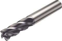 Sandvik Coromant - 5/16", 4 Flute, Single End, Solid Carbide, Corner Chamfer End Mill - 2-1/2" OAL, Right Hand Flute, 3/4" LOC, Right Hand Cut - Apex Tool & Supply