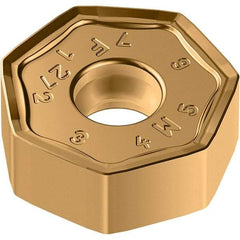 Walter - F27 Grade WKP35G Milling Insert - 5.88mm Thick, 19.05mm Inscribed Circle, 0.8mm Corner Radius - Apex Tool & Supply