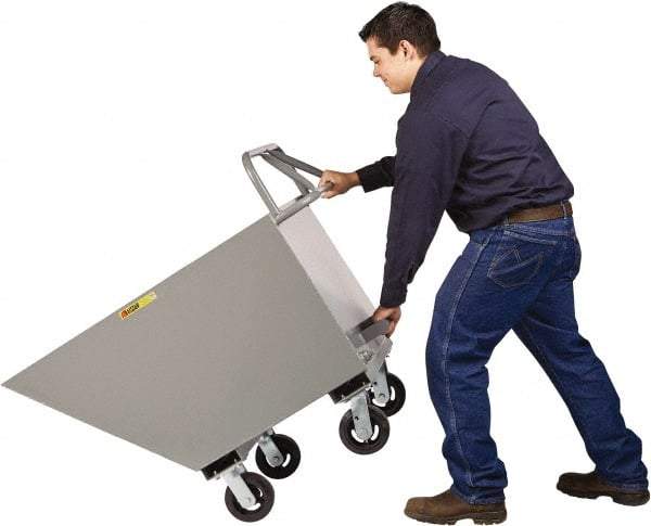 Little Giant - 2,000 Lb Load Capacity, 1/3 Cu Yd, Steel Tilt Truck - 24" Wide x 45" Long x 38" High - Apex Tool & Supply