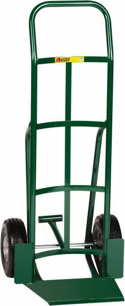 Little Giant - 600 Lb Capacity 47" OAH Hand Truck - Continuous Handle, Steel, Flat-Free Microcellular Foam Wheels - Apex Tool & Supply