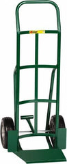 Little Giant - 600 Lb Capacity 47" OAH Hand Truck - Continuous Handle, Steel, Flat-Free Microcellular Foam Wheels - Apex Tool & Supply