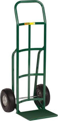 Little Giant - 600 Lb Capacity 47" OAH Hand Truck - Continuous Handle, Steel, Flat-Free Microcellular Foam Wheels - Apex Tool & Supply