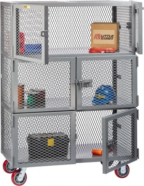 Little Giant - 6 Door, 3 Tier, Storage Cabinets & Lockers - Apex Tool & Supply
