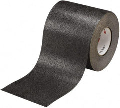 Ability One - Black Solid Color Anti-Slip Vinyl Tape - 4" Wide x 60' Long x 0.036" Thick, General Traffic - Apex Tool & Supply