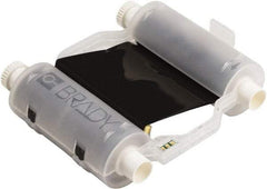 Brady - 4.33" Wide, Black Resin Ribbon 1 Black Ribbon Cartridge - For BBP30 Label Printer, BBP33 Label Printer, BBP35 Multicolor Sign & Label Printer, BBP37 Color & Cut Sign & Label Printer, BradyPrinter S3100, BBP31 Sign & Label Printer - Apex Tool & Supply