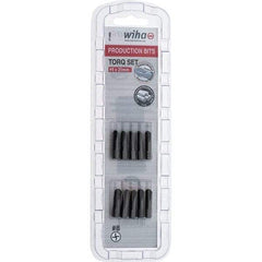 Wiha - 1/4" Drive, #8 Torq-Set Screwdriver Bit - 1" OAL - Apex Tool & Supply