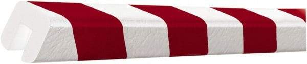 PRO-SAFE - Polyurethane Foam Type G Edge Guard - Red/White - Apex Tool & Supply
