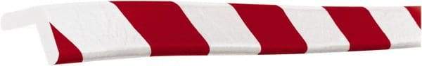 PRO-SAFE - Polyurethane Foam Type E Corner Guard - Red/White - Apex Tool & Supply
