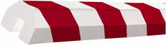 PRO-SAFE - Polyurethane Foam Type BB Edge Guard - Red/White - Apex Tool & Supply